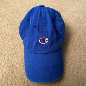Blue Vintage Style Champion Adjustable Dad Hat